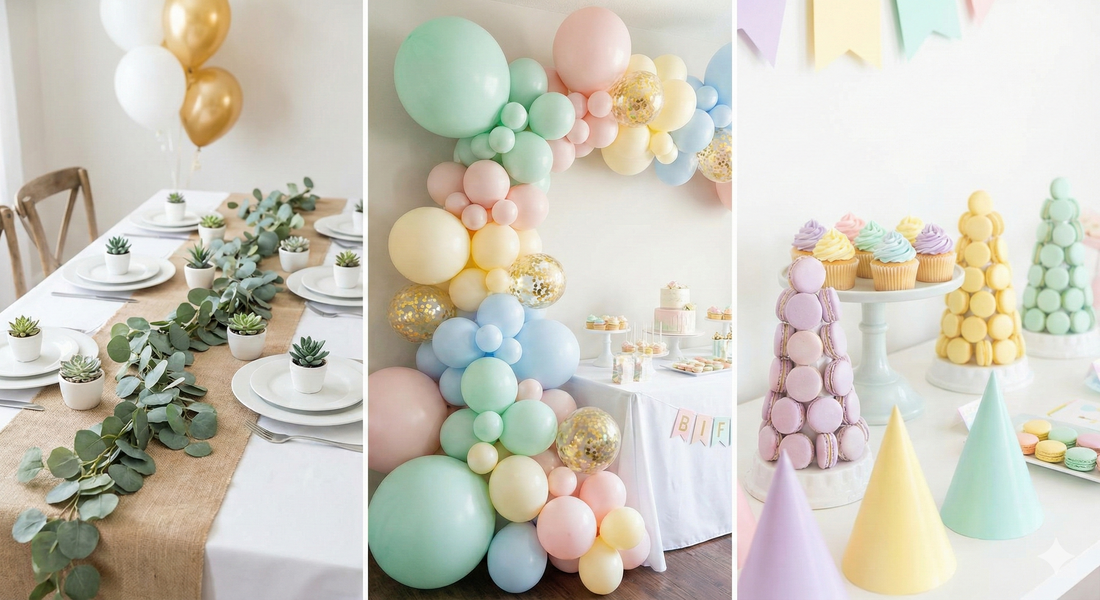 Les 5 tendances Déco d'Anniversaire qui cartonnent cette saison (et comment les réaliser)