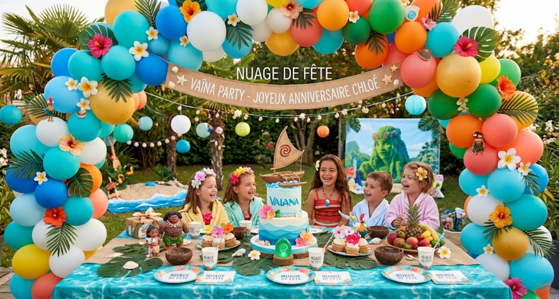Anniversaire Vaiana : déco, jeux et kit complet