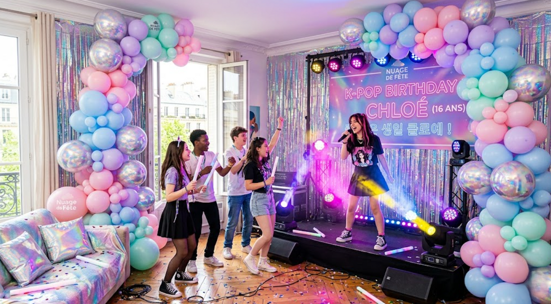Anniversaire K-Pop : transformez votre salon en scène