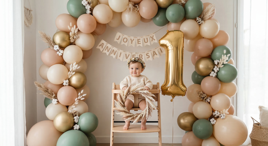 Idées anniversaire 1 an : comment organiser la première bougie de bébé