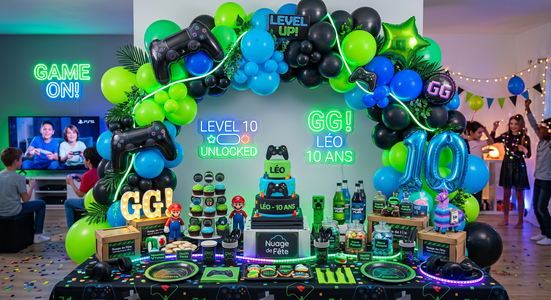Anniversaire jeux vidéo enfant : le guide ultime 2026