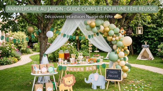 Organiser un anniversaire en extérieur : Le guide complet pour une fête au jardin réussie