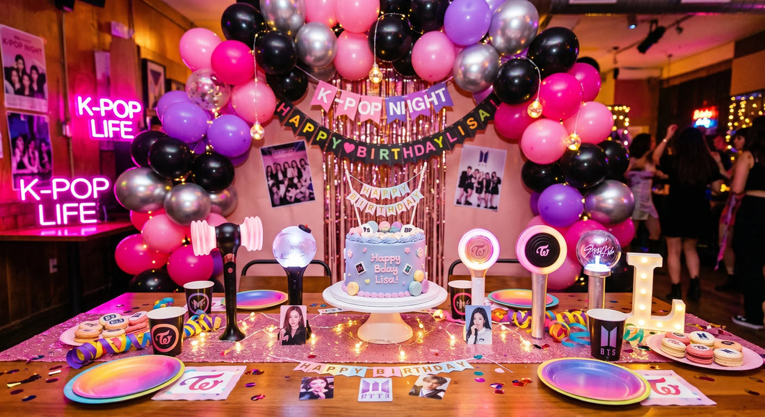 Organisation Anniversaire K-Pop : Le Kit de Décoration Ultime pour une Fête Inoubliable !