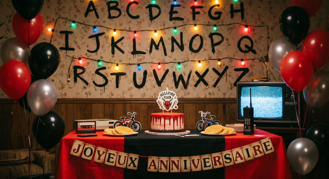 Décoration & Anniversaire Stranger Things : Le Guide Ultime