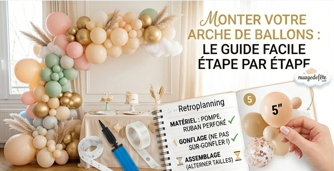 Comment faire une arche de ballons facilement à la maison ?