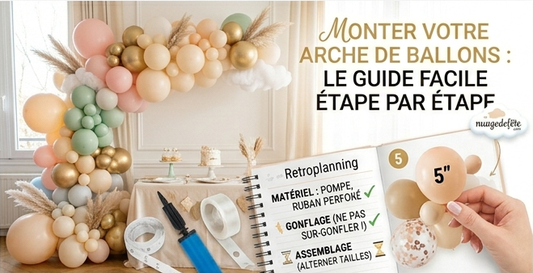Comment faire une arche de ballons facilement à la maison ?