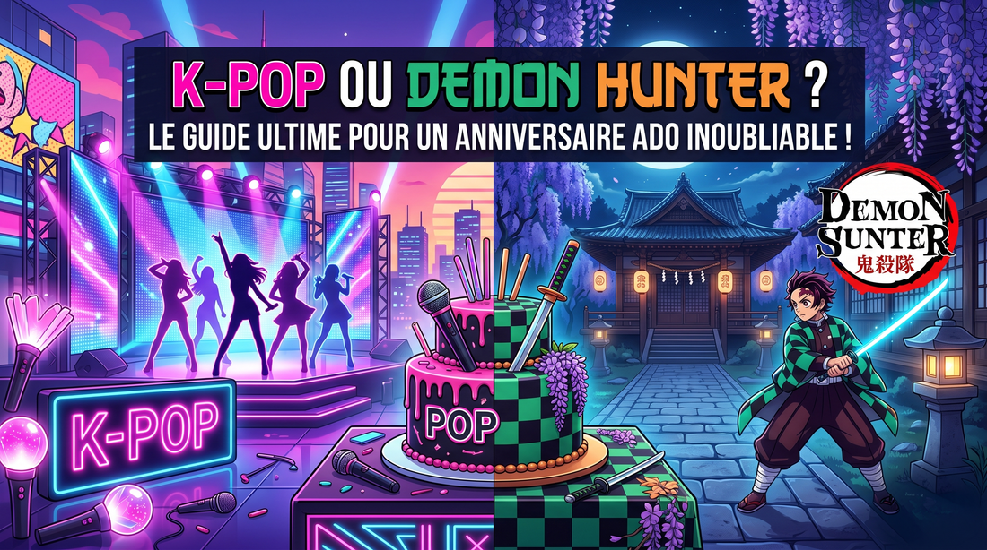 K-Pop ou Demon Slayer ? Le Guide Ultime pour un Anniversaire Ado et Pré-Ado Inoubliable !