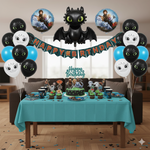 Kit de Fête d'Anniversaire "Dragons : Croque-Mou et Furie Éclair"