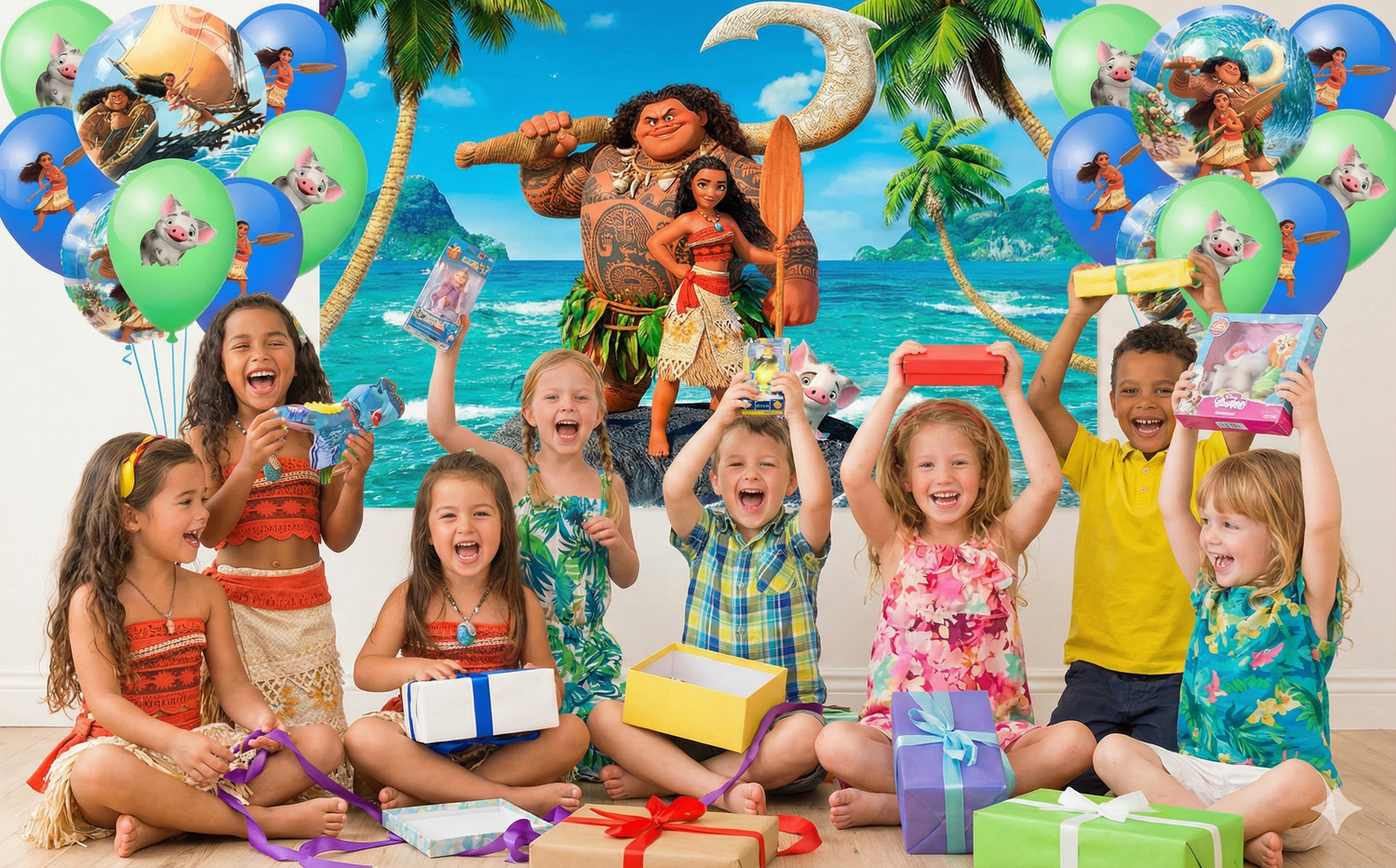 Kit Anniversaire Vaiana : Plongez au cœur de l'Océan avec Nuage de Fête !