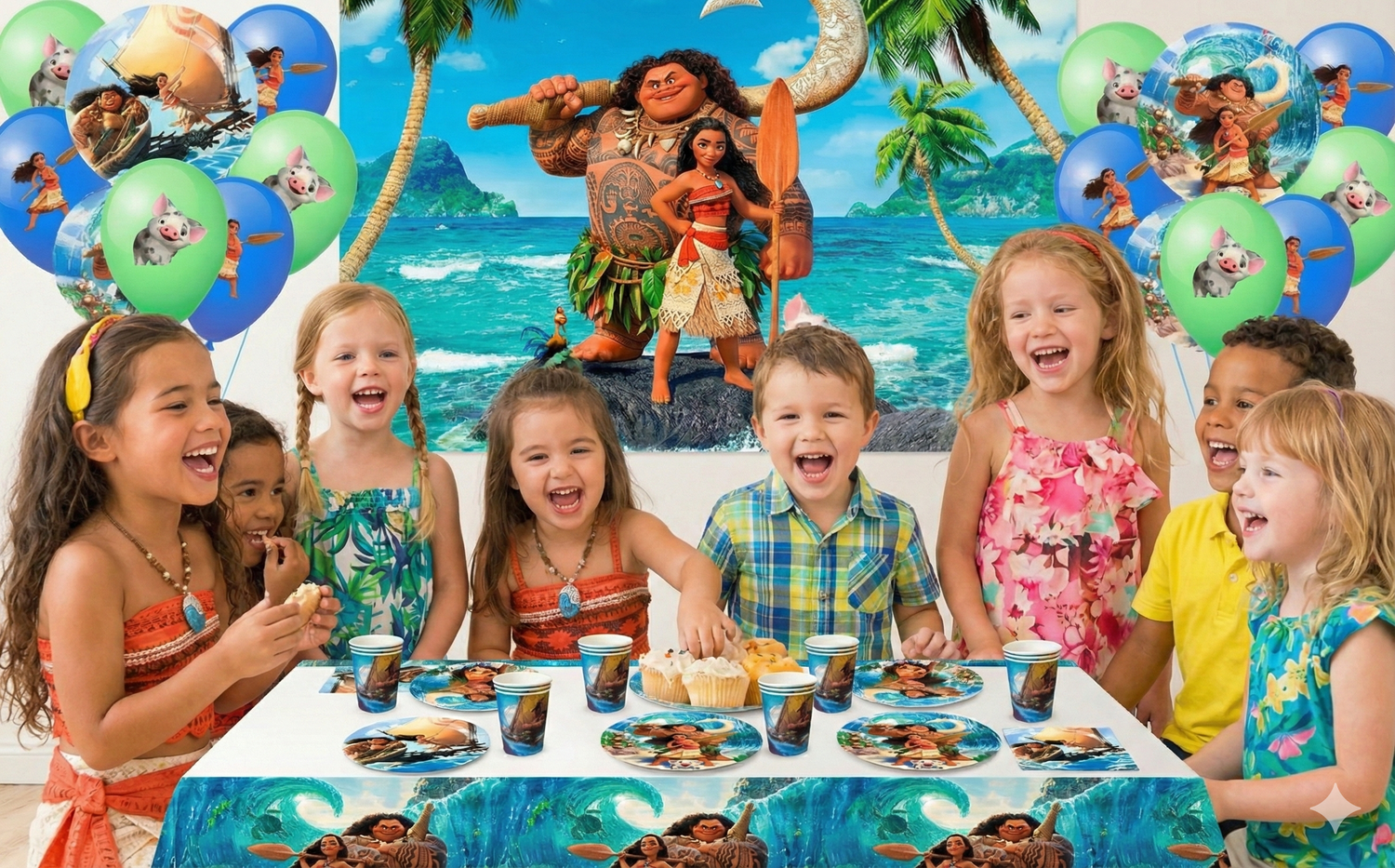Kit Anniversaire Vaiana : Plongez au cœur de l'Océan avec Nuage de Fête !