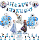 Pack Anniversaire Complet "Reine des neige" – Décoration Premium