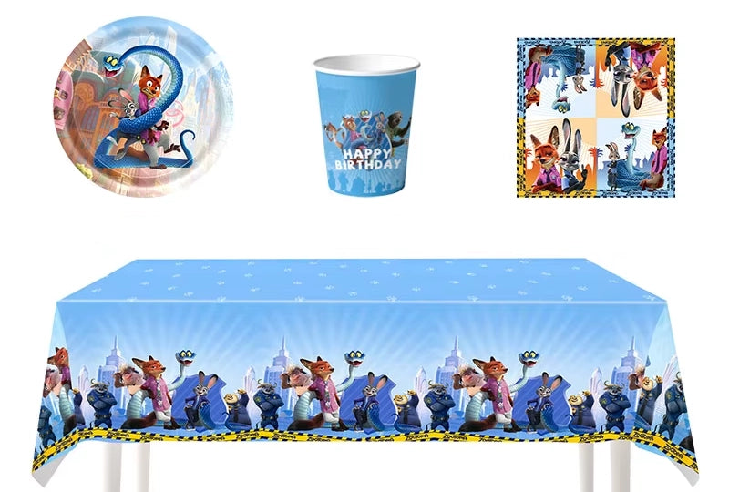 Kit Décoration Anniversaire Zootopie 2 Disney
