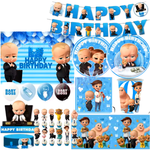 Kit complet de décoration d'anniversaire sur le thème Baby boss